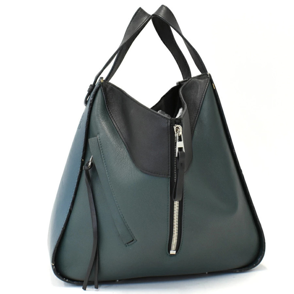 Loewe Hammock Leather Bag Handbag Green